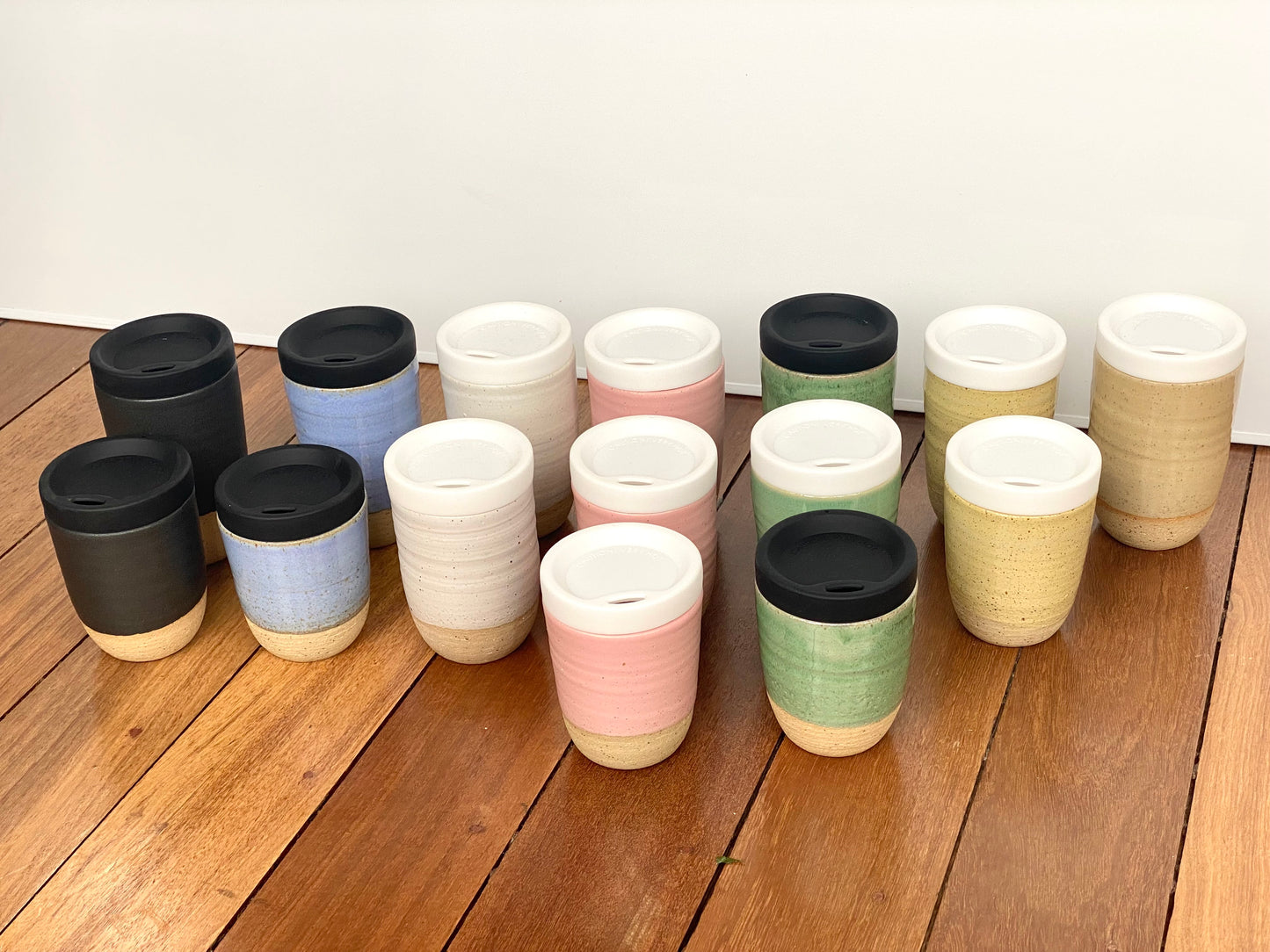 Ceramic Takeaway Cup - White