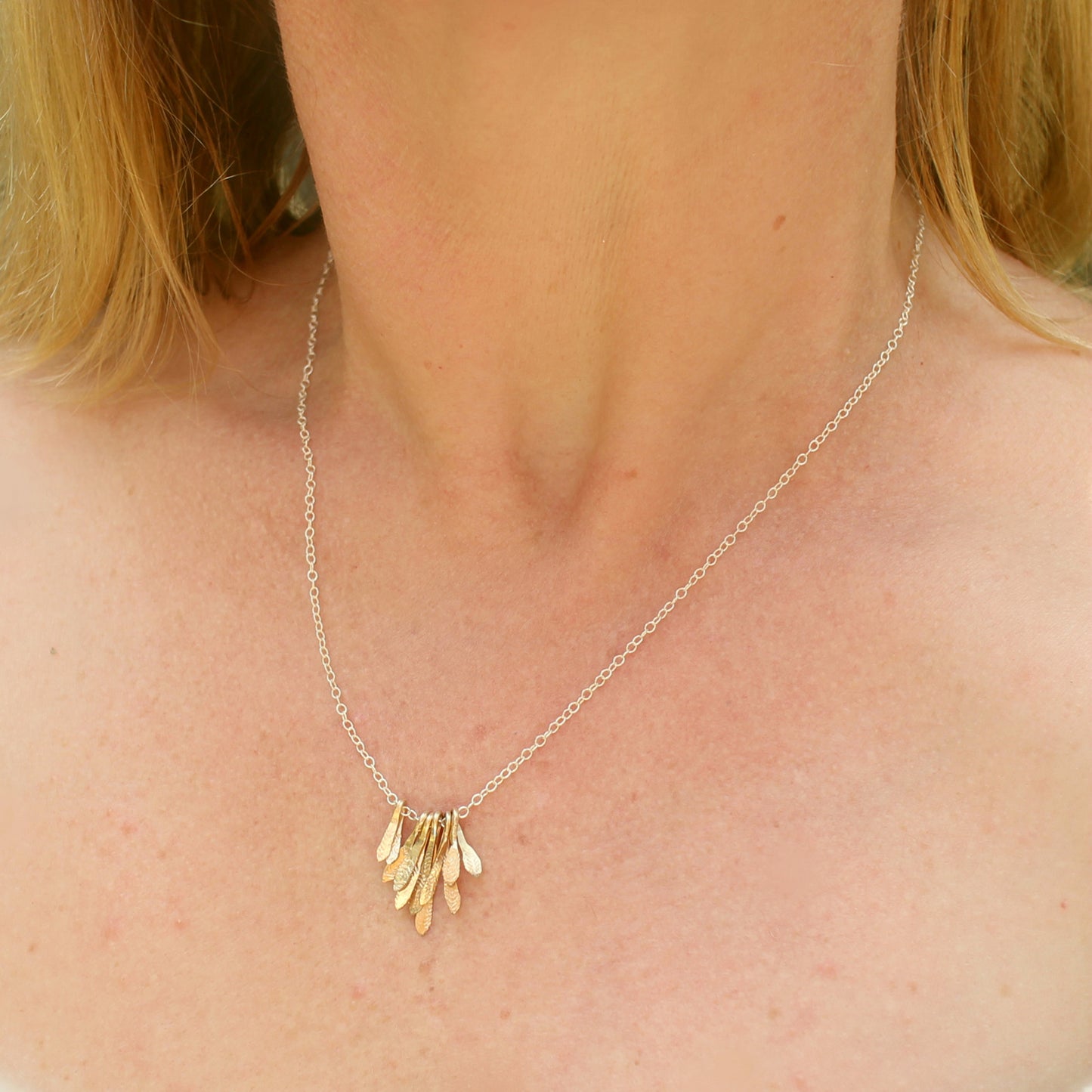 Flutter Necklace - Gold
