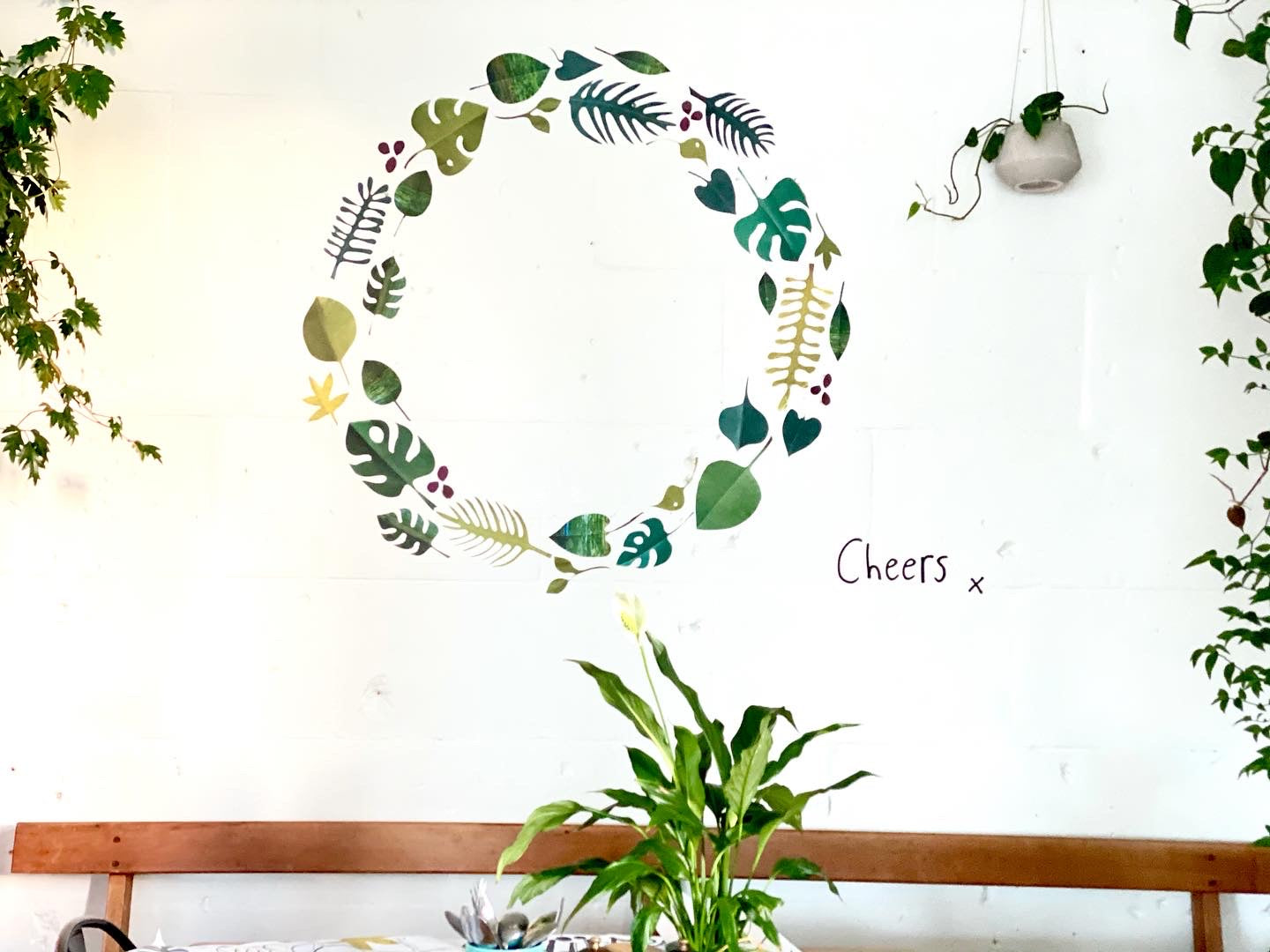 Restickable Botanical leaves