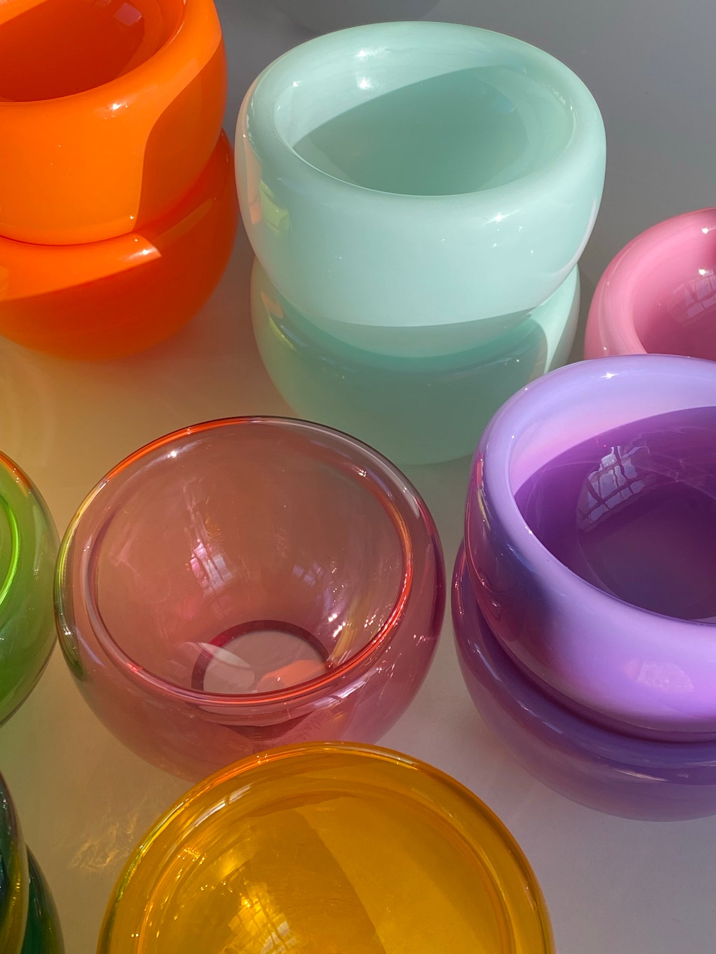 Handblown Glass Mini "Fulvio" Bowl - Royal Purple