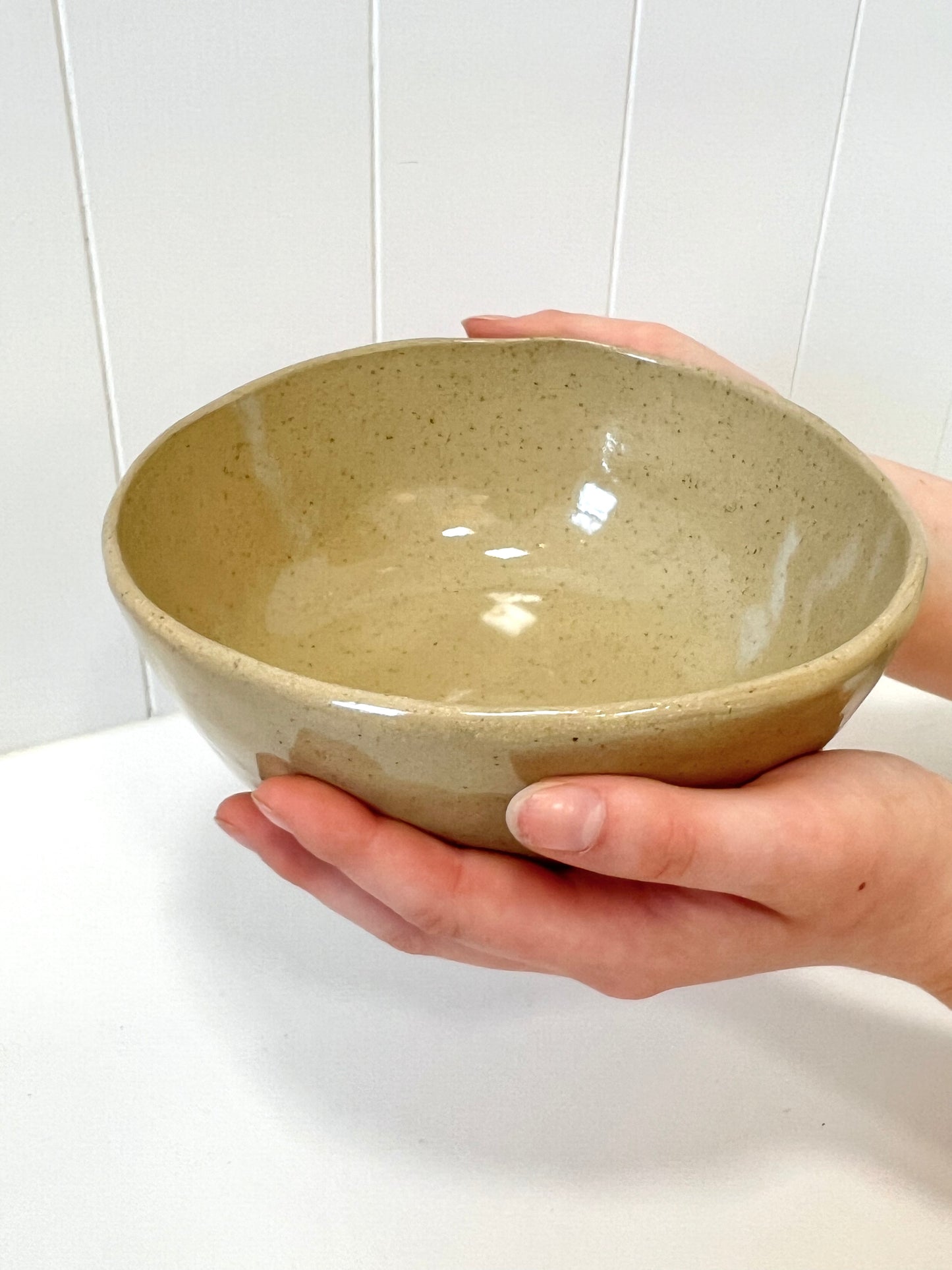 Ceramic serving Bowl - Tan