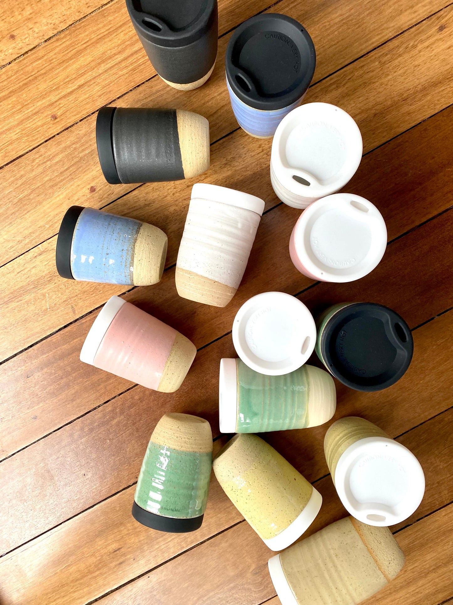 Ceramic Takeaway Cup - White
