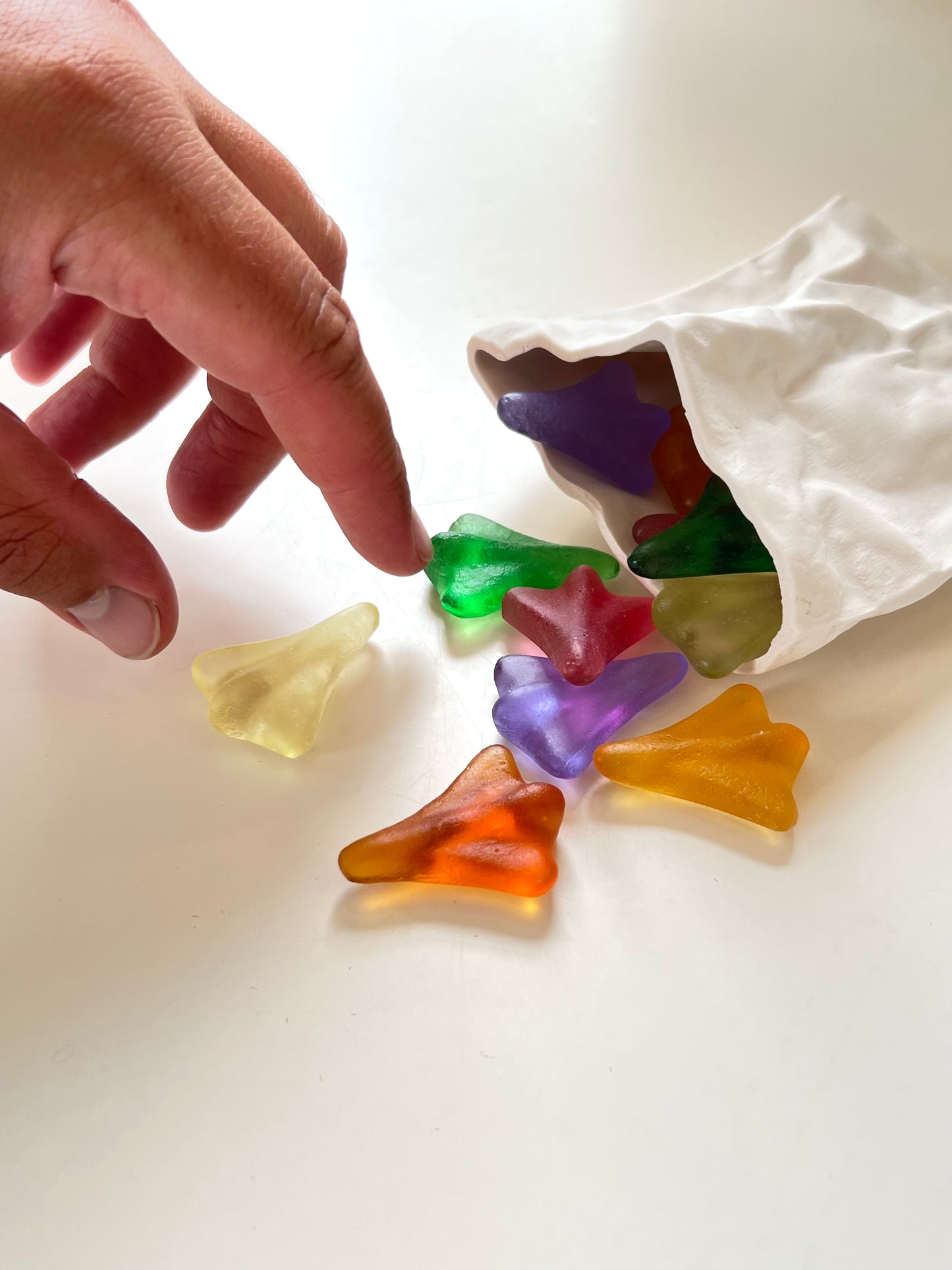 "Lolly Bag & Jetplanes" in Porcelain & Glass