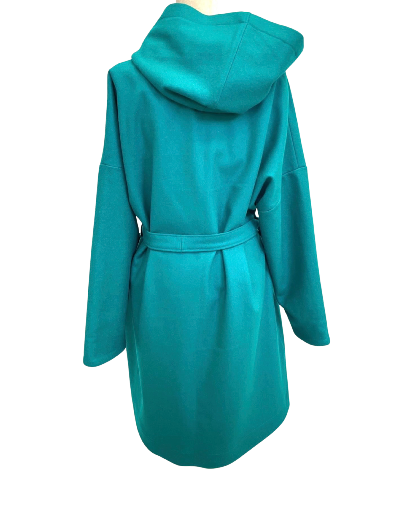 "Tiggy" Wool Blend Coat - Aqua