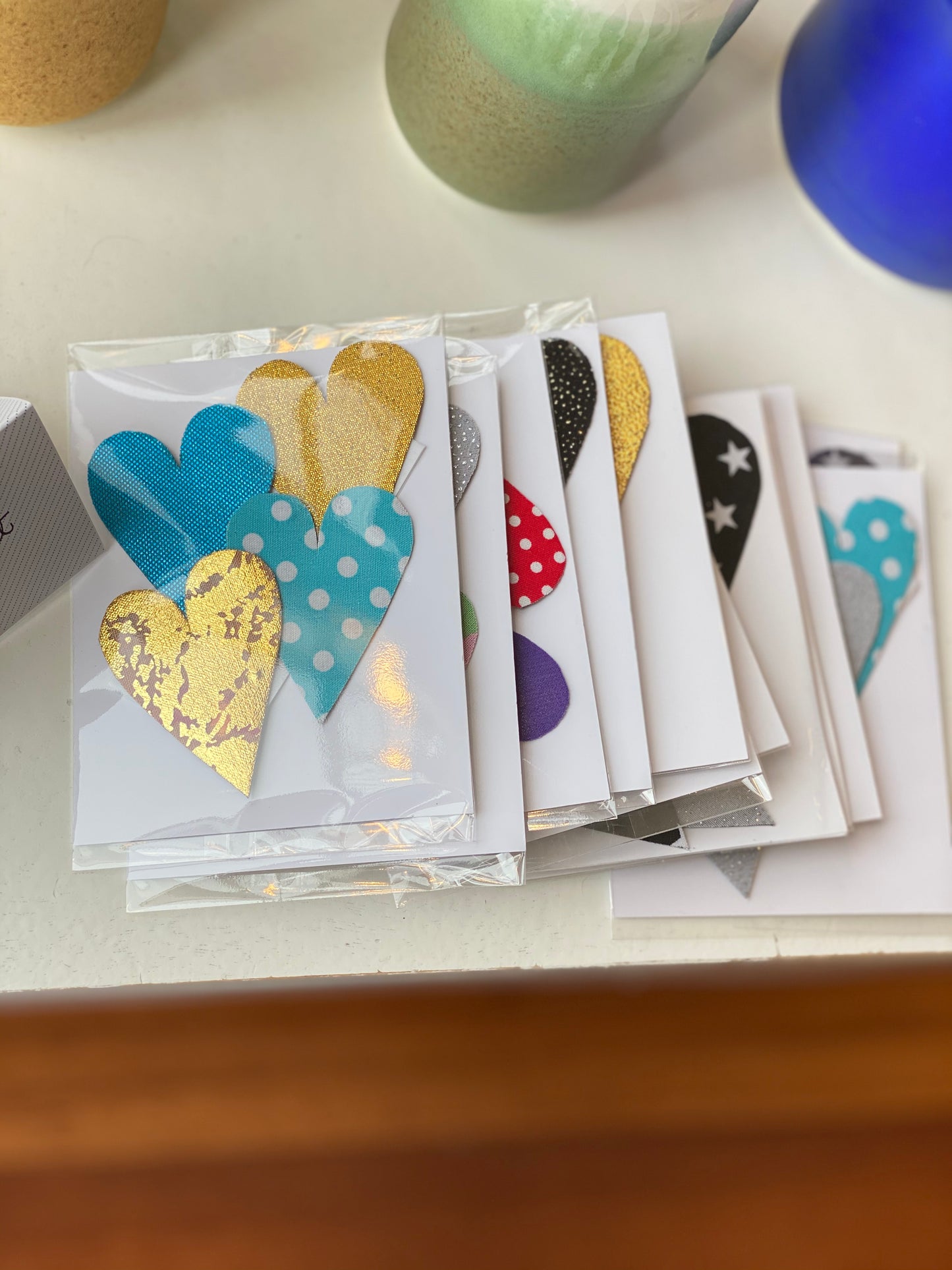 Fabric Heart Magnets