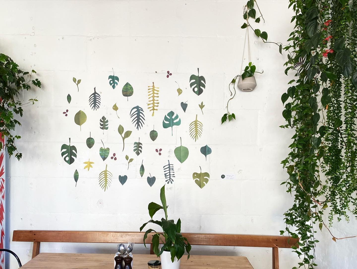 Restickable Botanical leaves