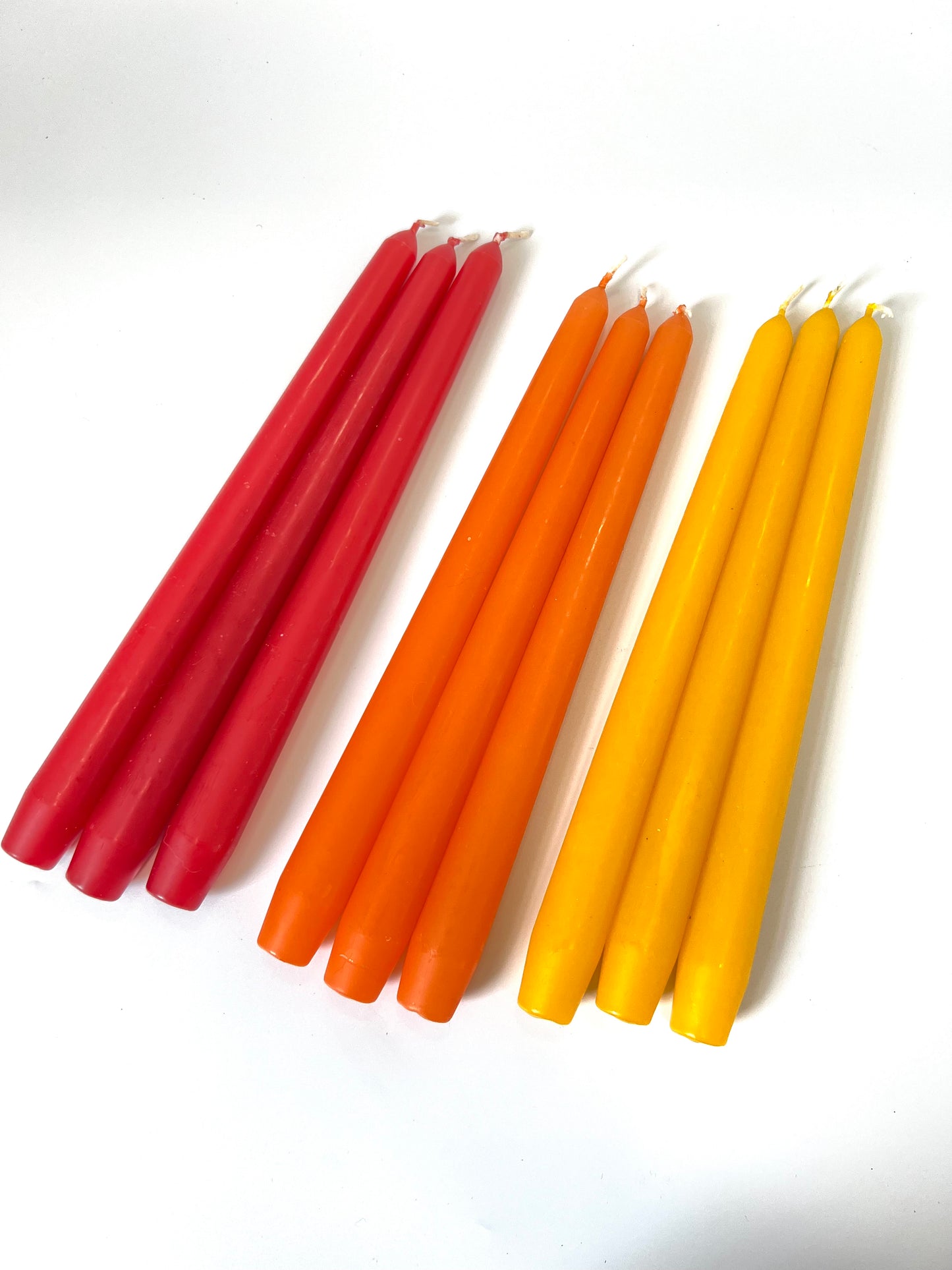 Orange Venetian Tapered Candle - 250mm