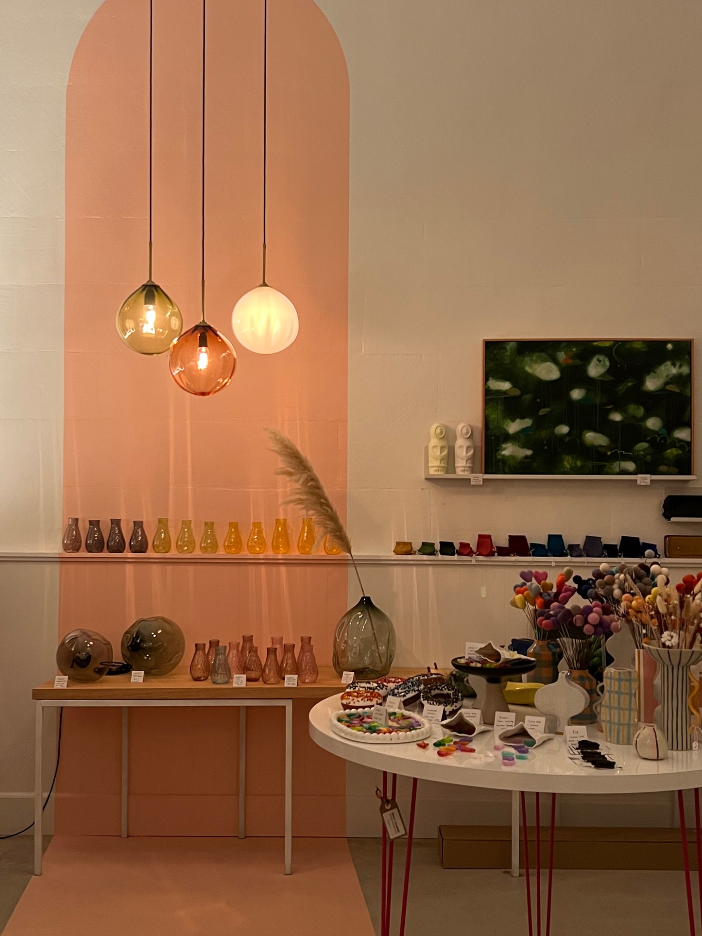 Triple 'Dodici' Pendant Light + Ceiling Rose - made to order