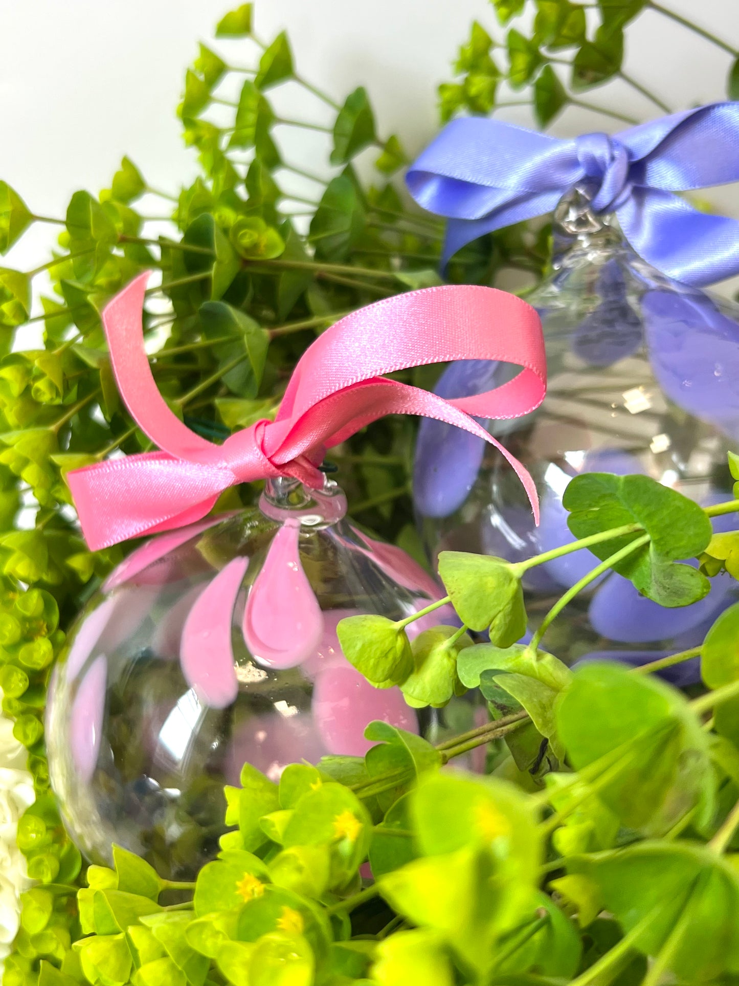 Handblown Glass Bauble - Pink