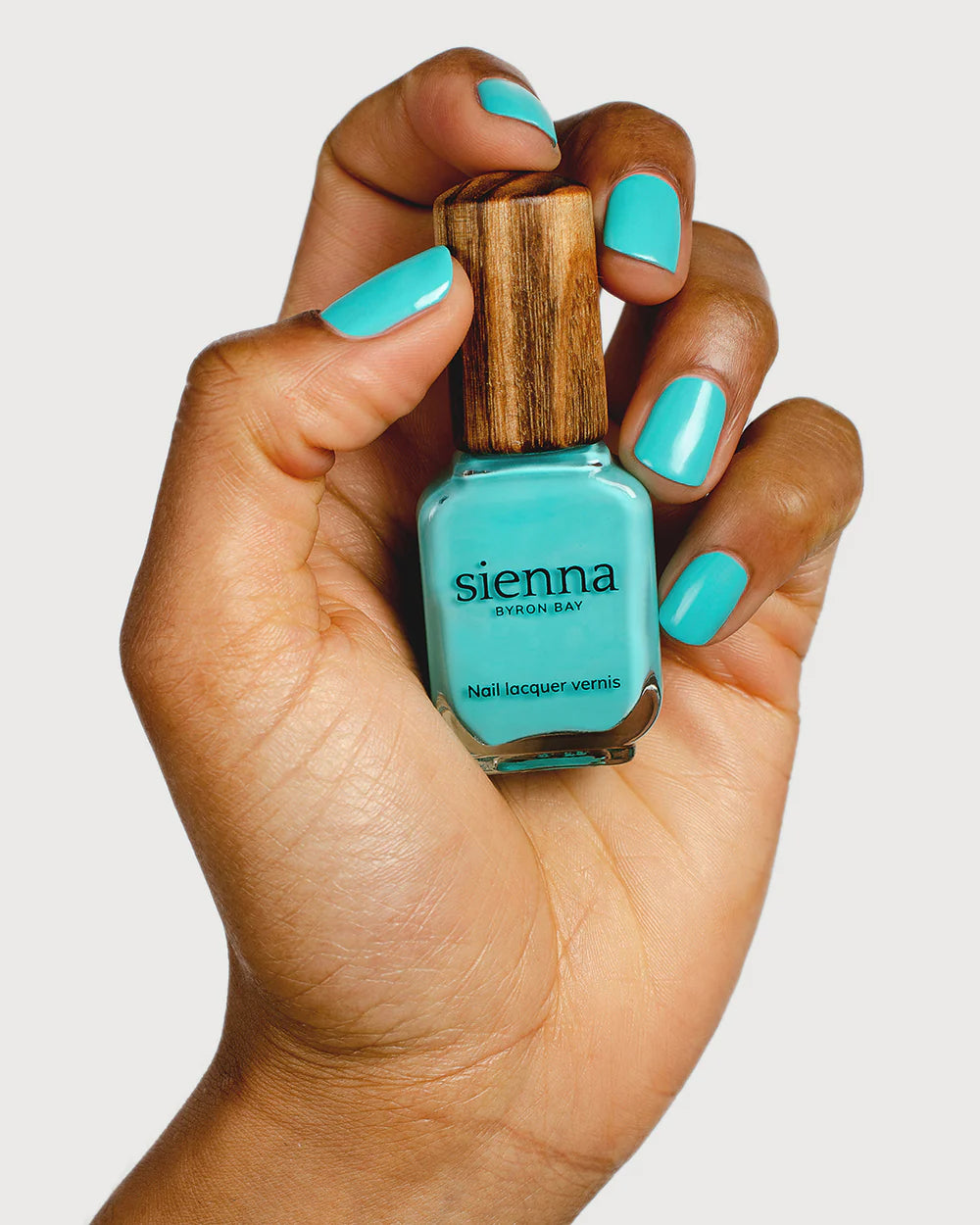 "Breeze" Turquoise Crème Nail Polish - 10ml