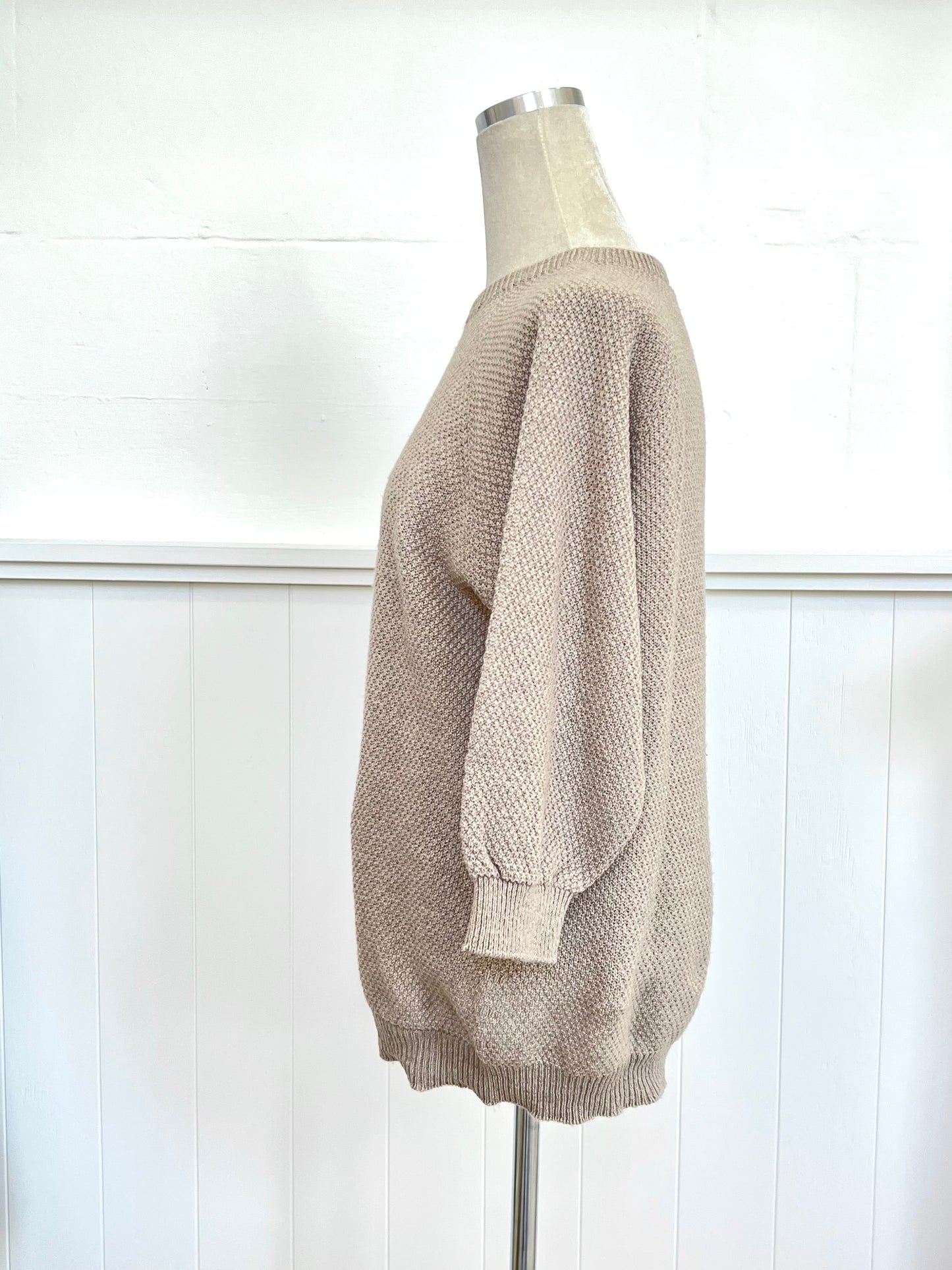 "Penny" Textured Jumper - Sand
