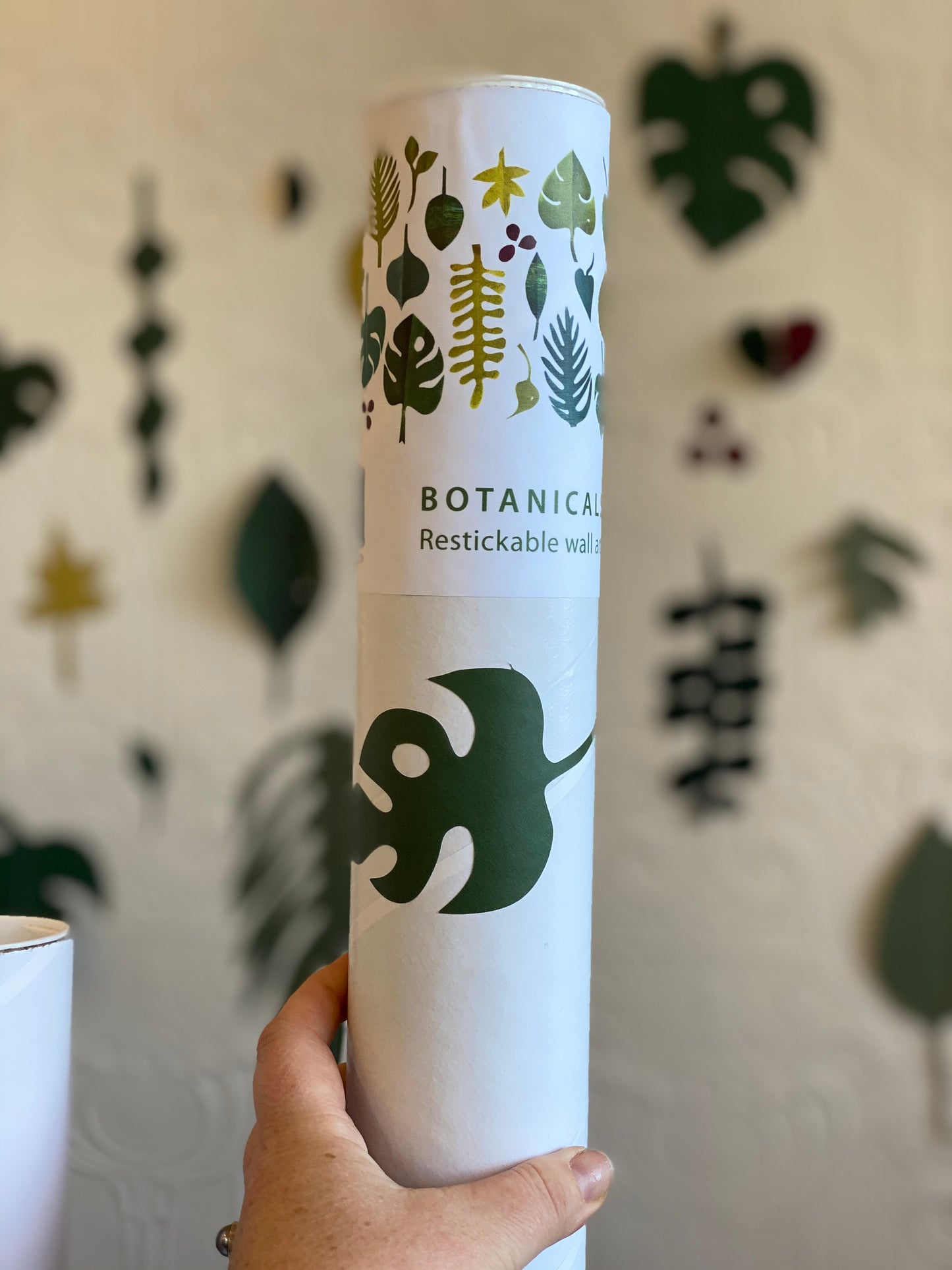 Restickable Botanical leaves