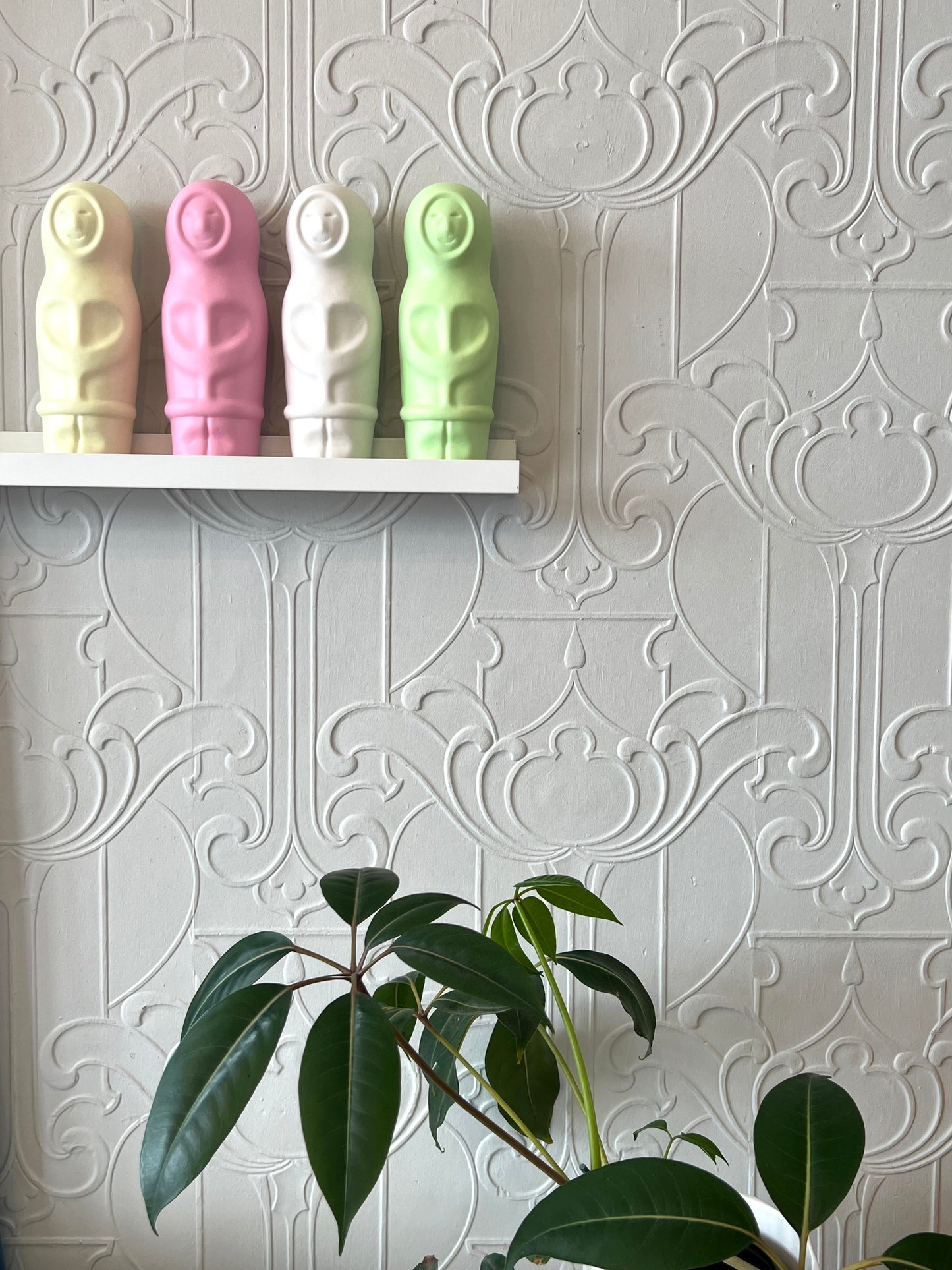 "Candyman" in Porcelain - Yellow