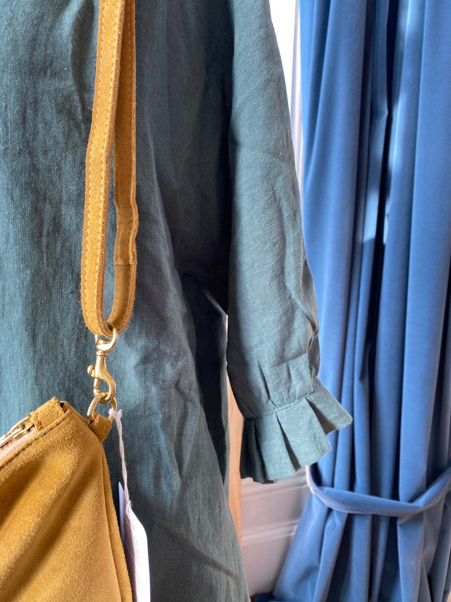Party Pouch - Mustard Suede