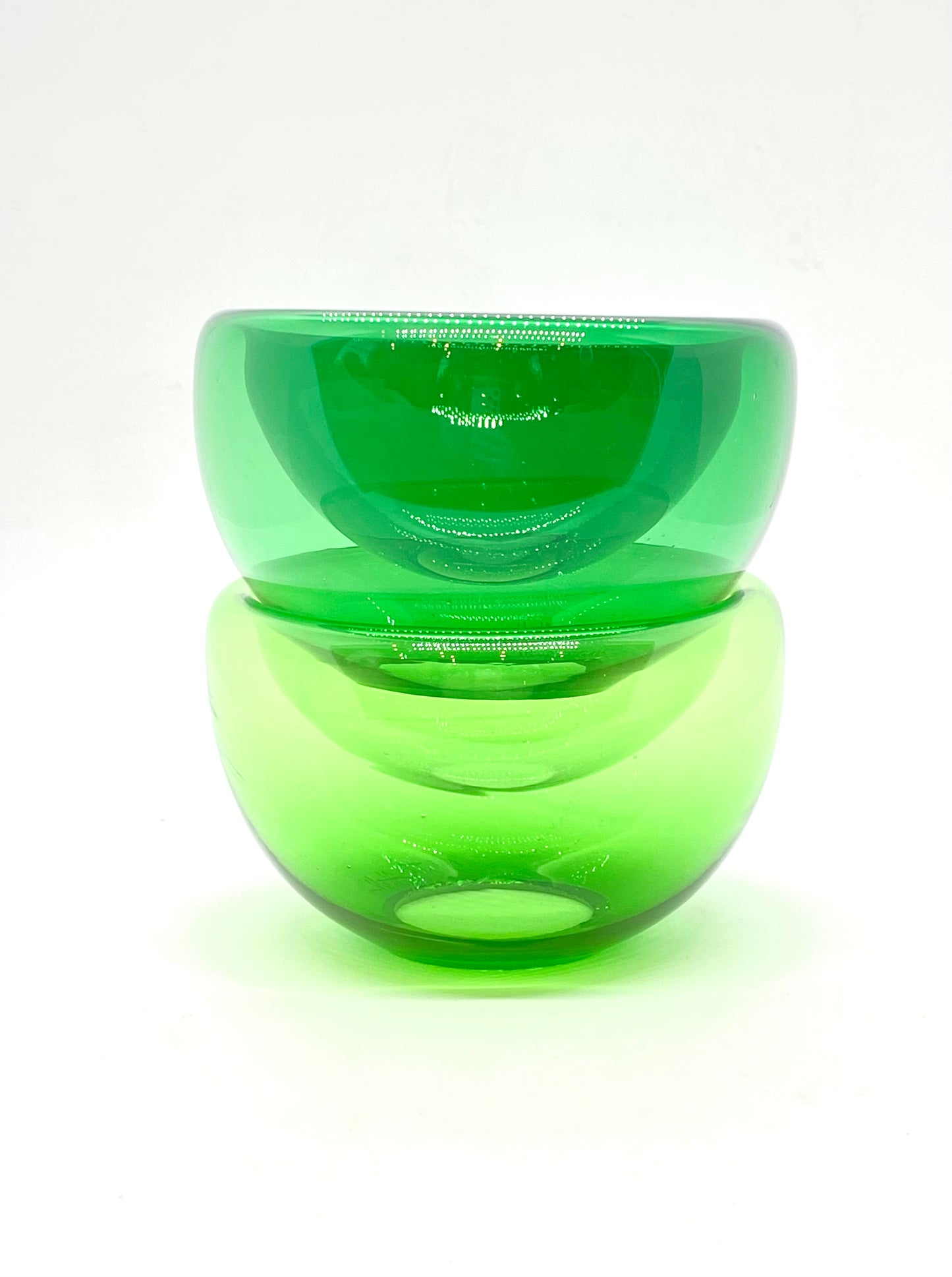 Handblown Glass Mini "Fulvio" Bowl - Spring Green