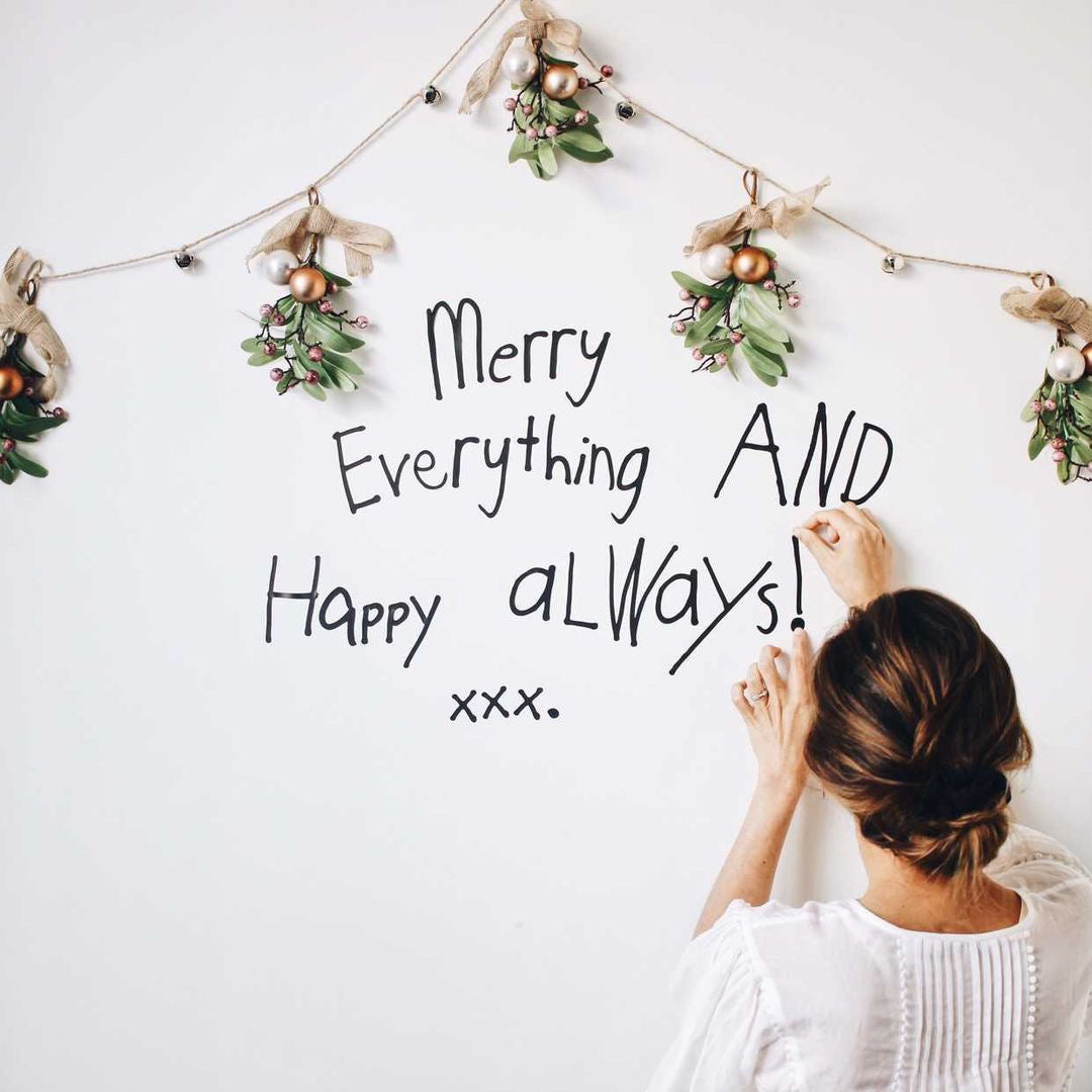 Christmas Wall Wishes ("Merry Everything and Happy Always")"