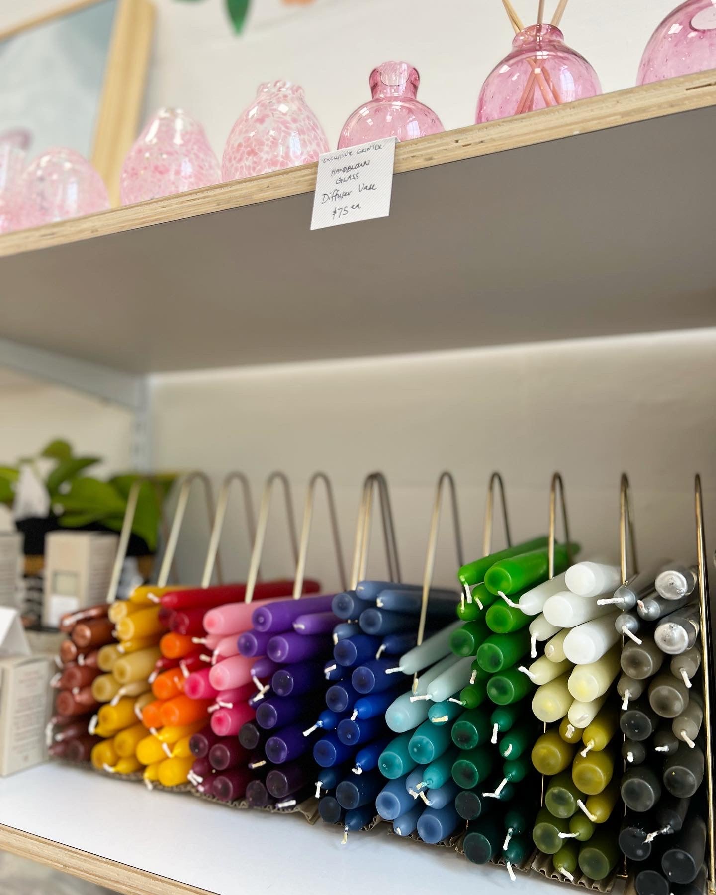 Olive Venetian Tapered Candle - 250mm