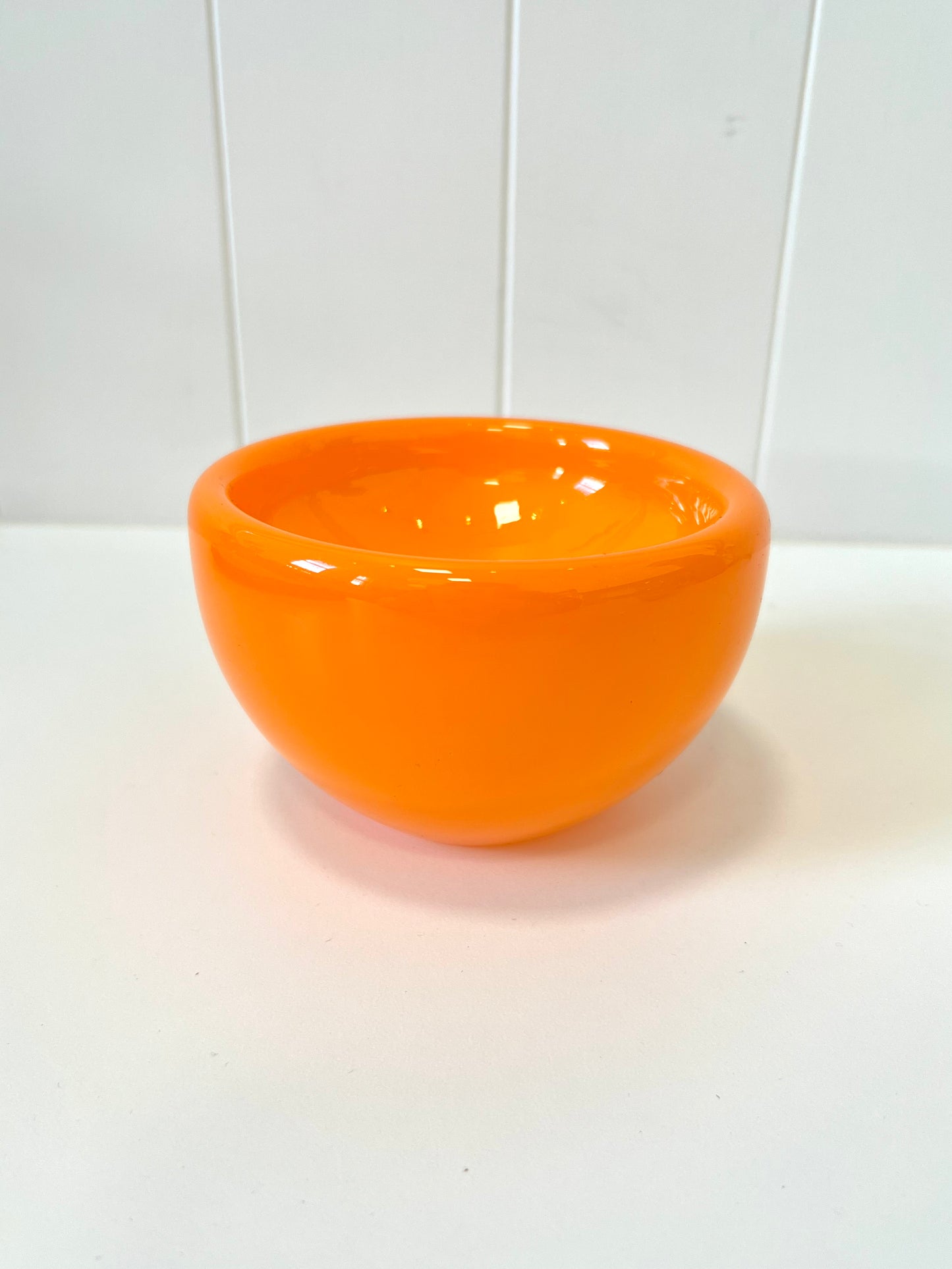 Handblown Glass Mini "Fulvio" Bowl - Tangerine