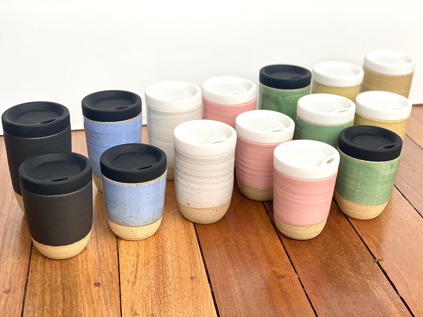 Ceramic Takeaway Cup - White