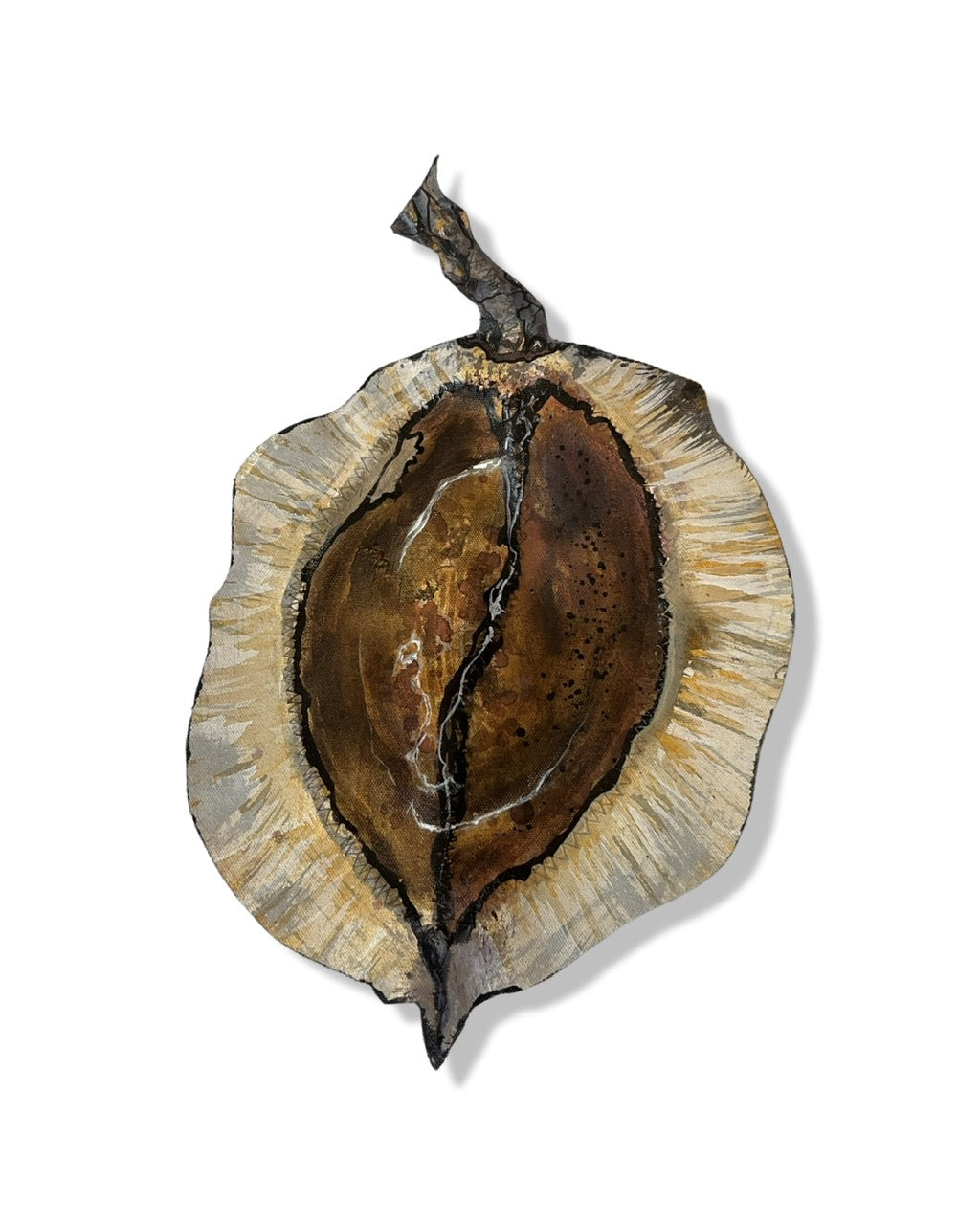 Jacaranda Seed Pod Sculpture - "Nature's Beauty" (23227)