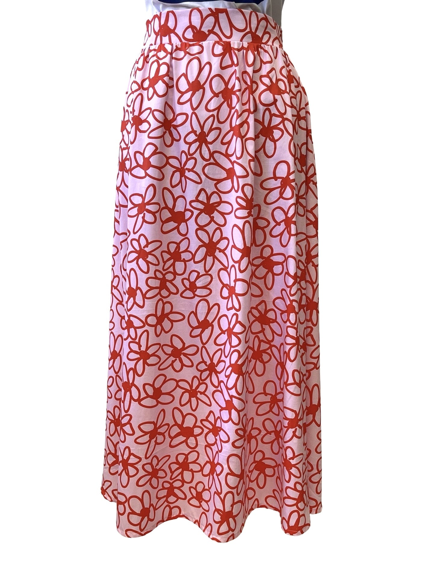Skirt - Bloom Scarlet