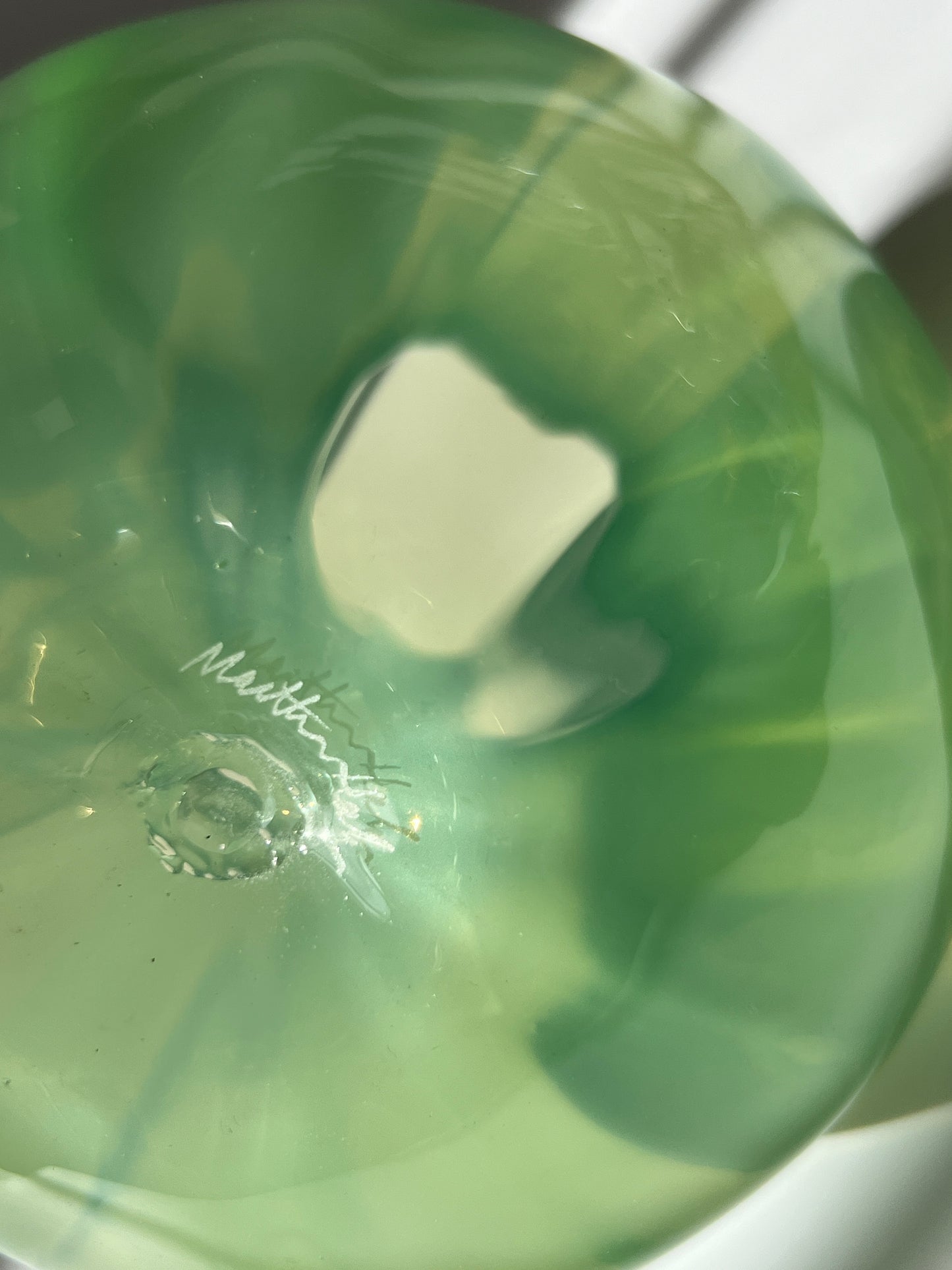 Handblown Glass "Dodici" Vase - British Racing Green