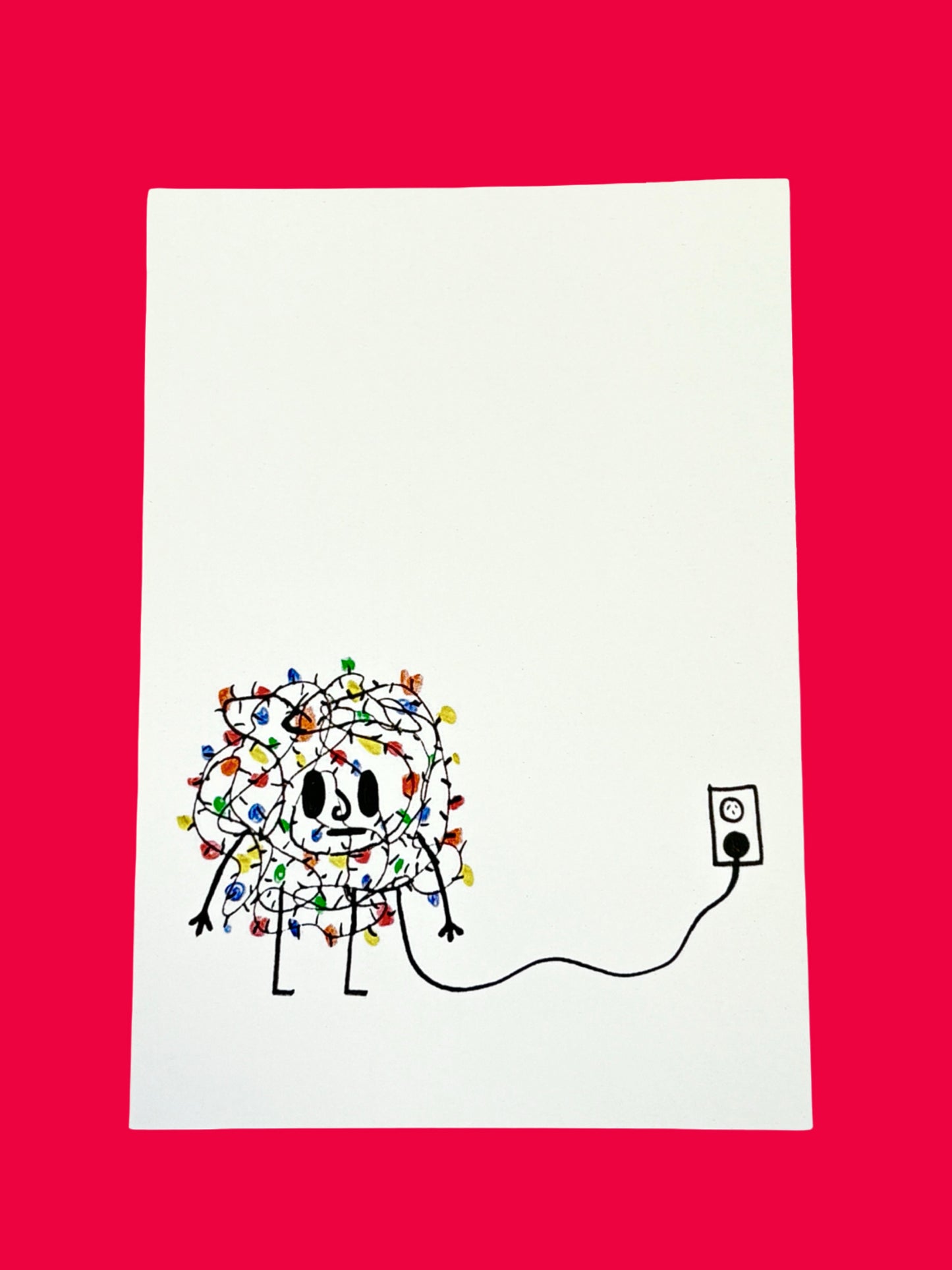 'Festive Tangle' -  Illustrated Card by Jemimadidit