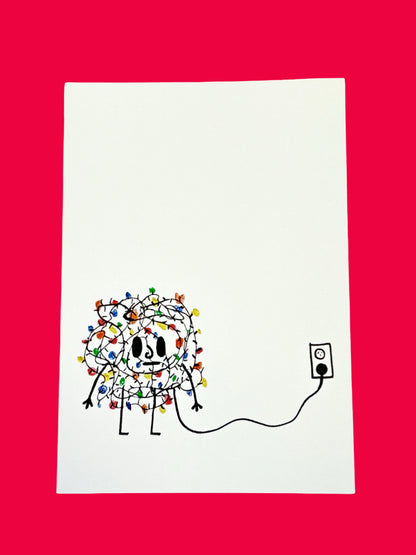 'Festive Tangle' -  Illustrated Card by Jemimadidit