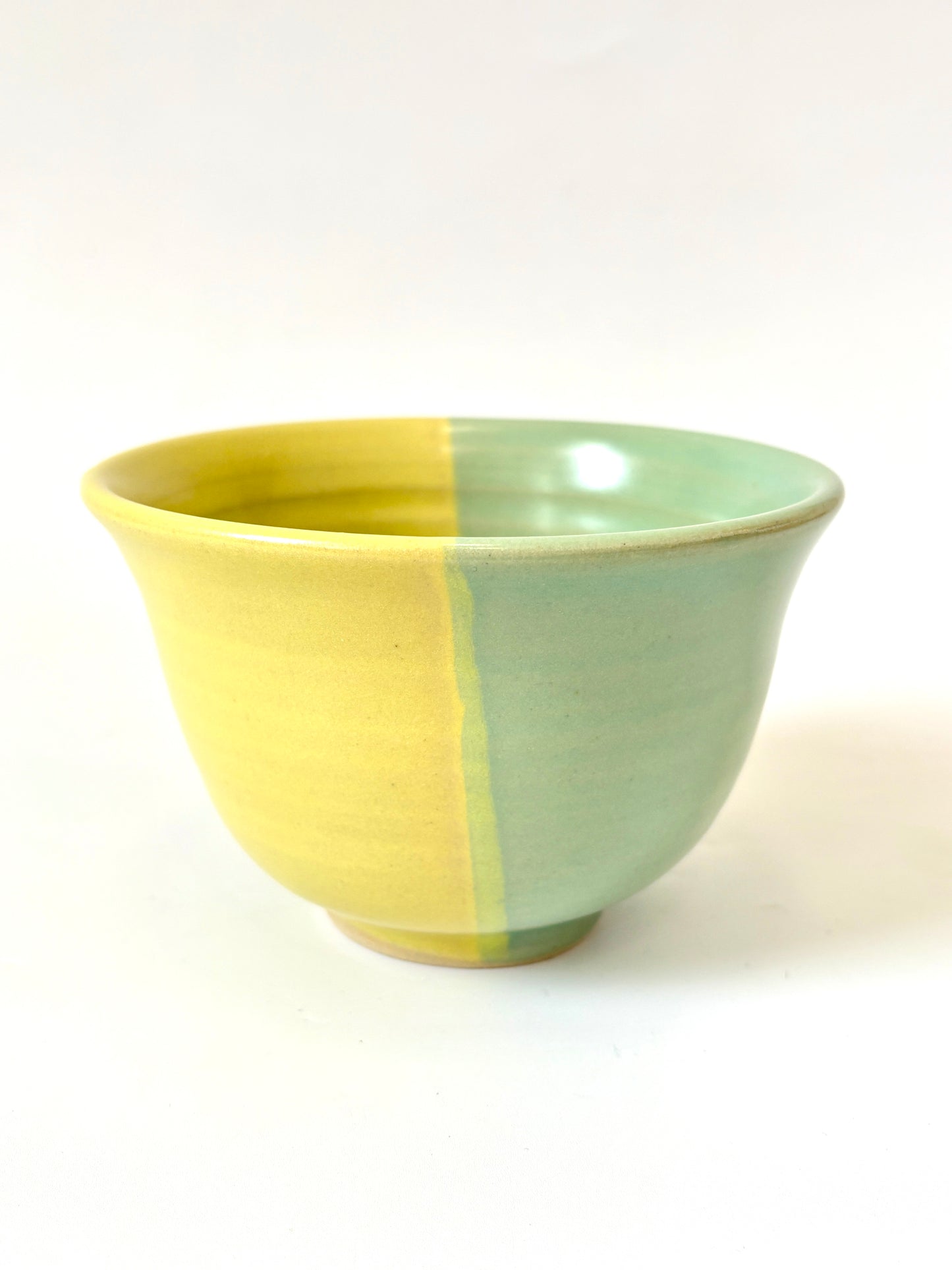 *Exclusive* Two-Toned Icecream Bowl - Lemon / Aqua