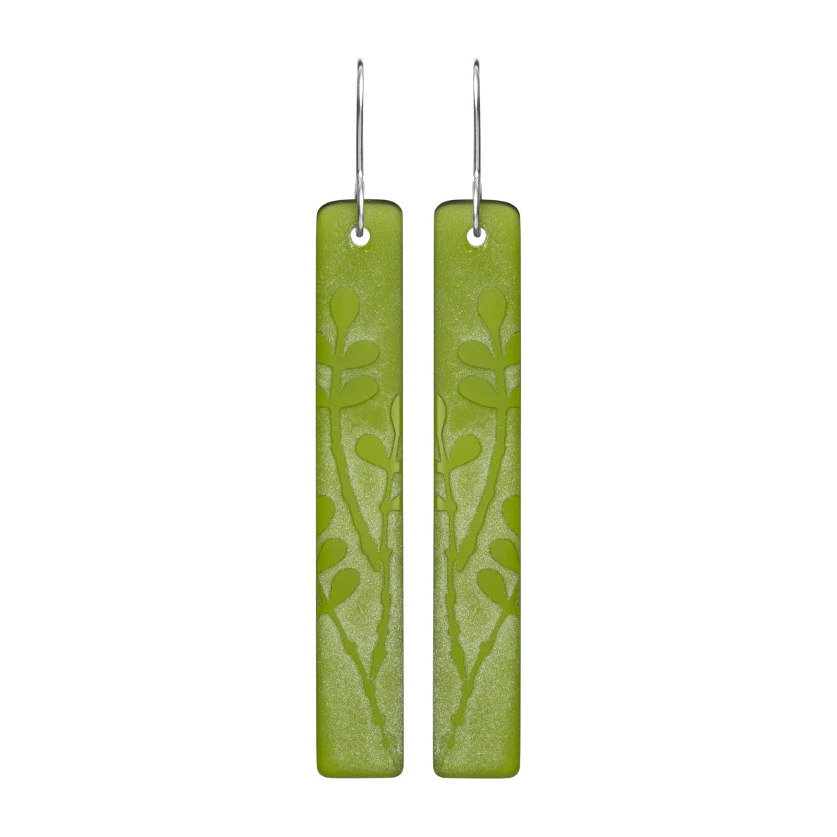 Rātā Vine Drop Earrings - Green