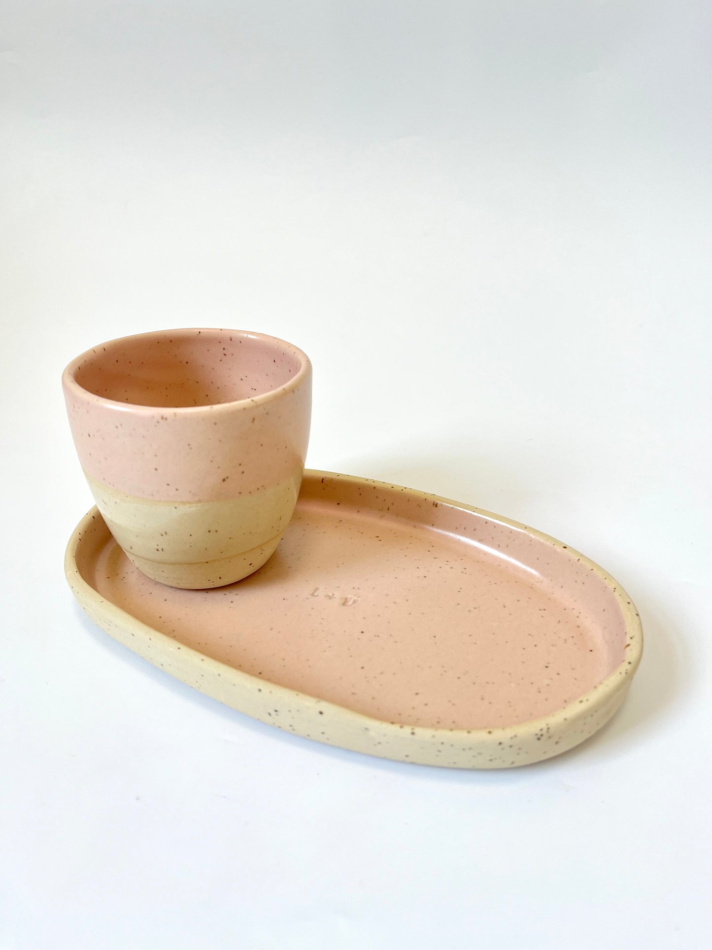 Ceramic Tray - Small - Pink