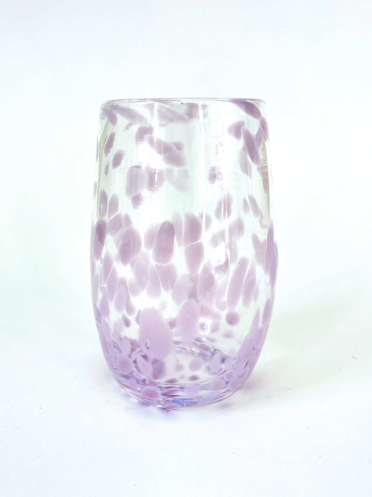 Handblown Glass Tumbler - Soft Violet