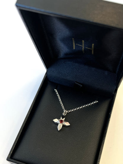 Lucent Necklace with Garnet by Holly Howe - HH051