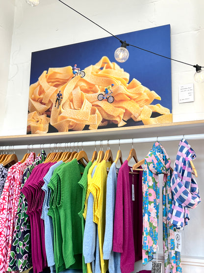 "Pappardelle Run" Canvas Print - 120cm x 80cm