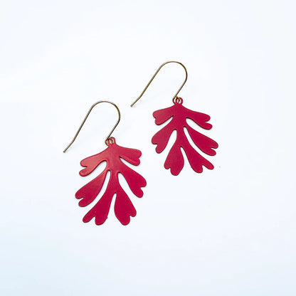 Mini Matisse Earrings - Red