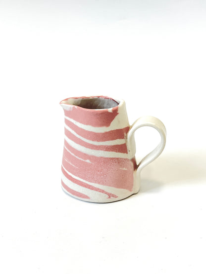 Ceramic Nerikomi Jug - Small - Pink