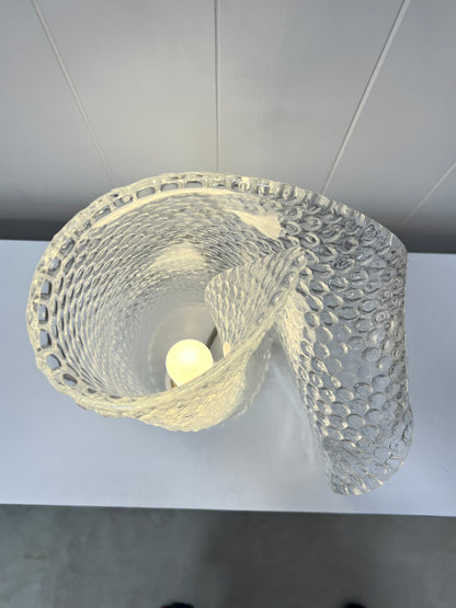 Glass ‘Bubble Wrap’ Lamp by Simon Lewis Wards