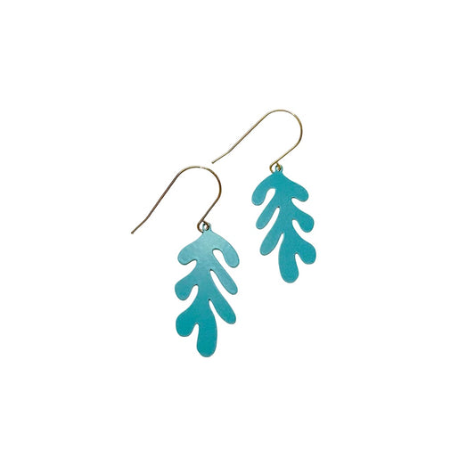 Mini Matisse Earrings - Teal