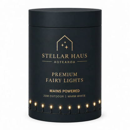 Outdoor Fairy Lights - Black Cable - 20m