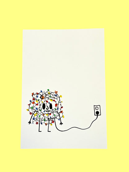 'Festive Tangle' -  Illustrated Card by Jemimadidit