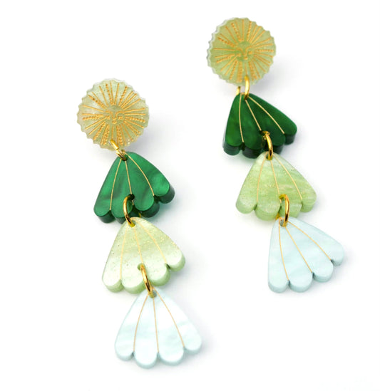 Sunbeam Earrings - Ocean