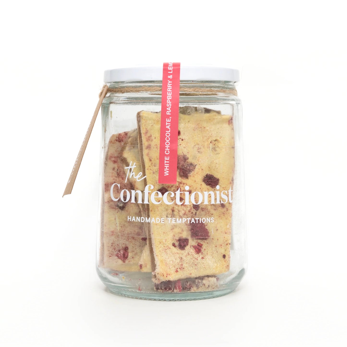 Limited Edition White Chocolate Raspberry & Lemon Toffee - Jar, 200G