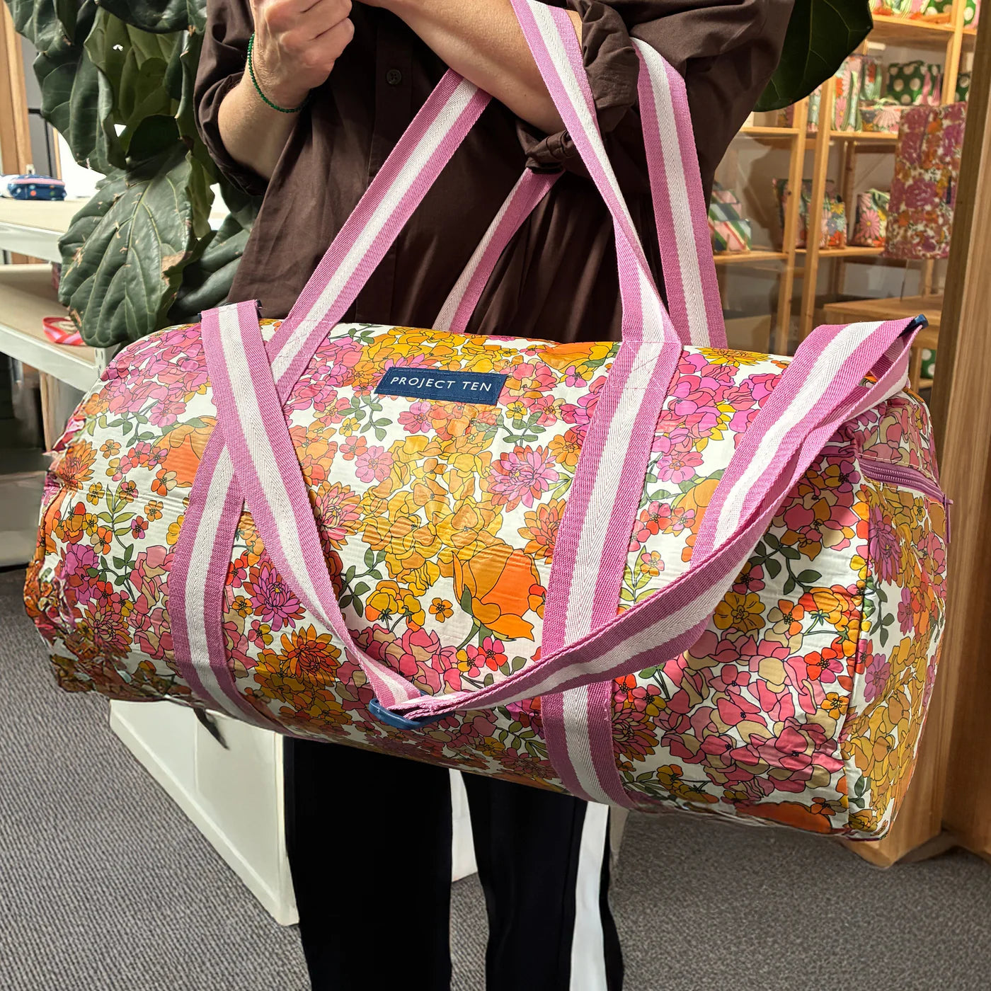 Barrel Bag - Hydrangea