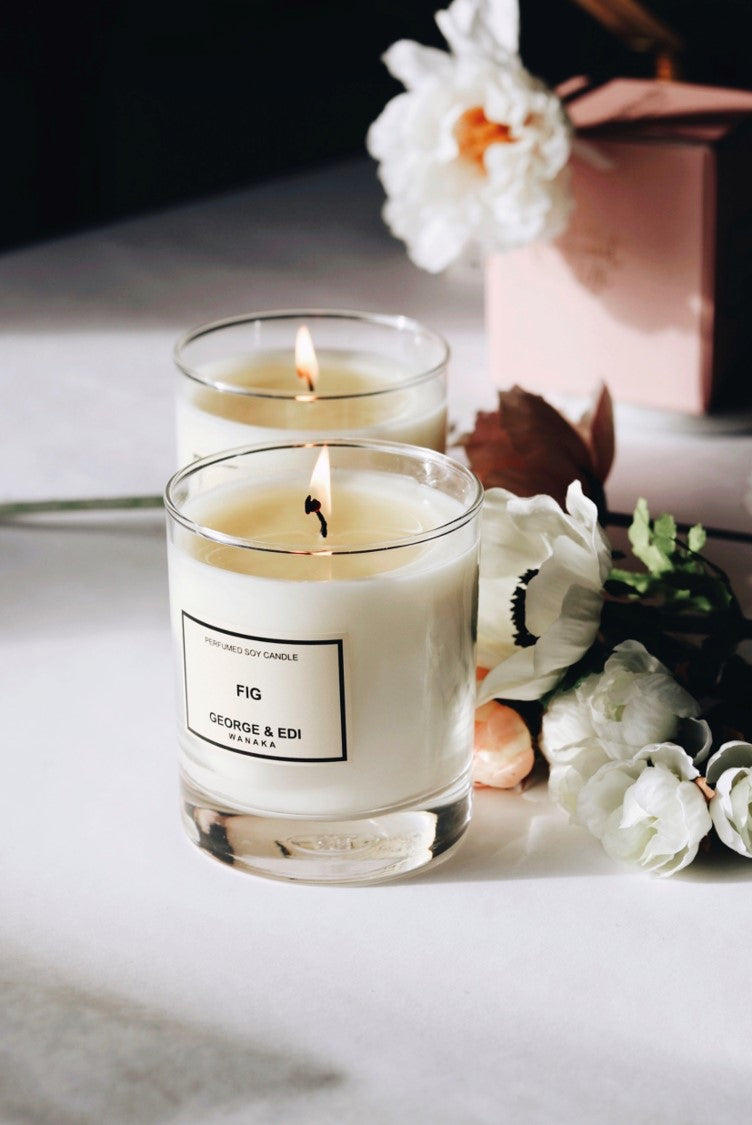 Fig Perfumed Soy candle by George & Edi