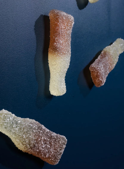 Fizzy Cola Bottle - Glass Candy Art by Simon Lewis Wards