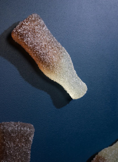 Fizzy Cola Bottle - Glass Candy Art by Simon Lewis Wards
