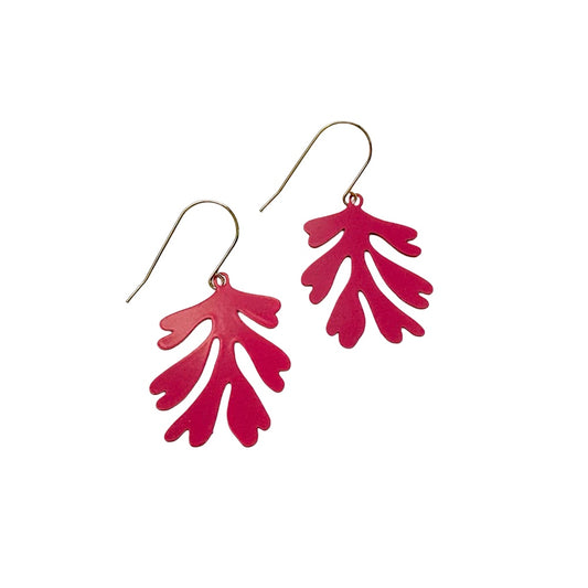 Mini Matisse Earrings - Red