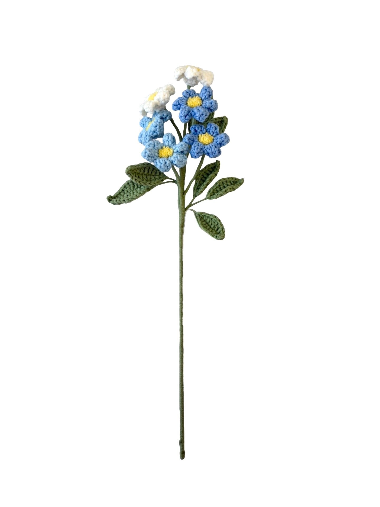 Crocheted Azalea - Blue