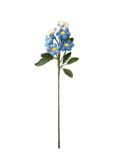 Crocheted Azalea - Blue
