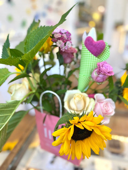 Bunch of fresh flowers - seasonal, assorted